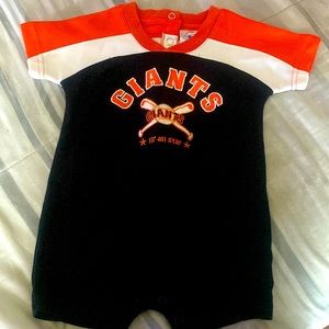 Unisex San Francisco Giants baby jumpsuit